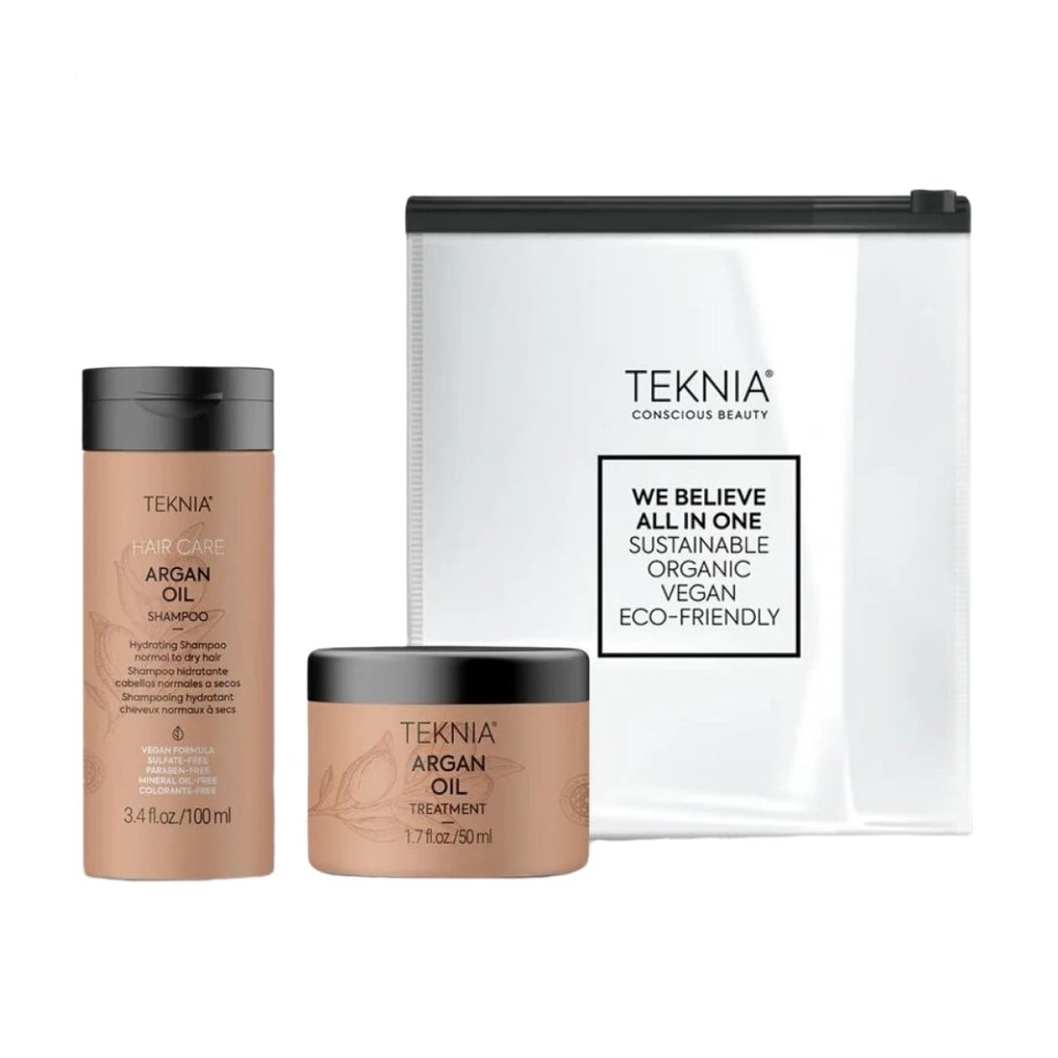 Набір для волосся Lakme Teknia Argan Oil (шампунь, 100 мл + маска, 50 мл)